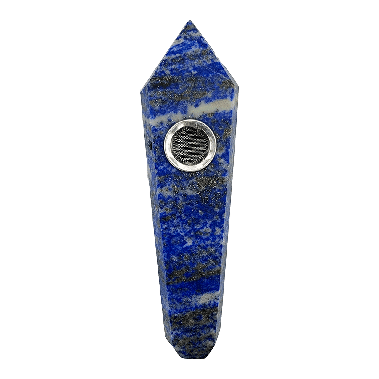 Blue Power Lapis Lazuli Crystal Pipe. We sold thousands of crystal pipes and natural stones in the past year. Avoid false providers, with us you are guraanteed to receive a real gemstone or crystal for the best price. 