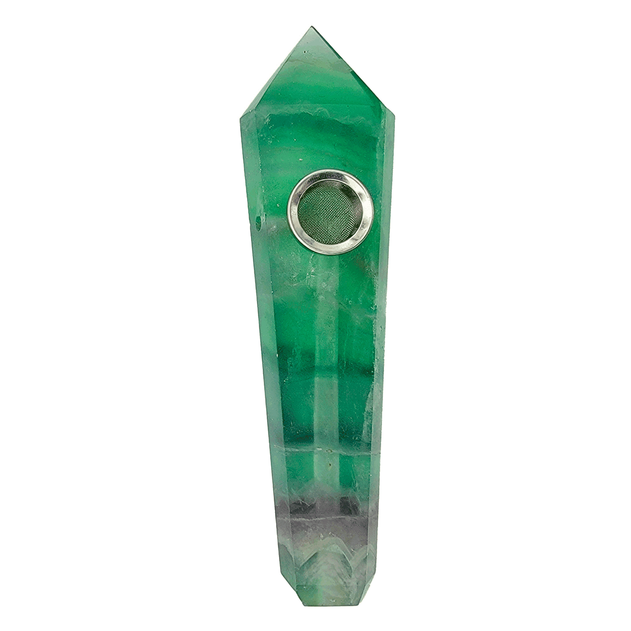 Green Lantern (Green Fluorite) Crystal Pipes 