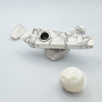 Thumbnail for Marble Vibe (Howlite) Crystal Pipes 