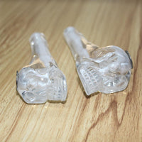 Thumbnail for Skull Shaped Clear Quartz Crystal Pipes 