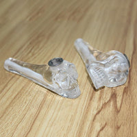 Thumbnail for Skull Shaped Clear Quartz Crystal Pipes 
