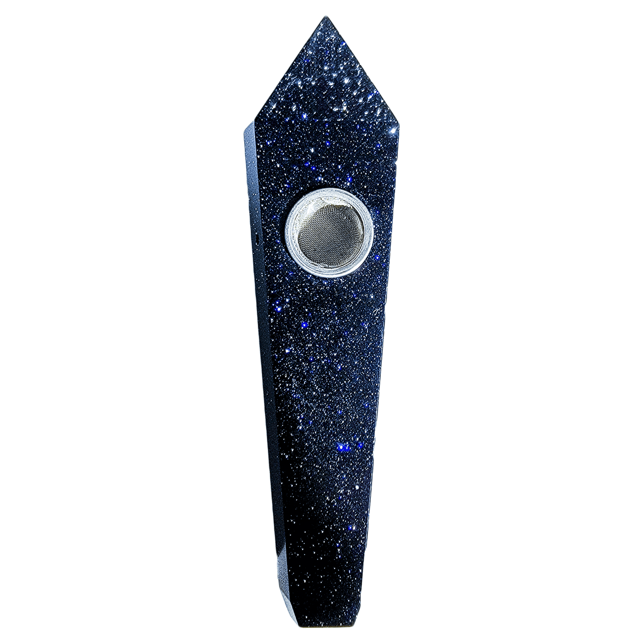Starry Night (Blue Goldstone) Crystal Pipes 