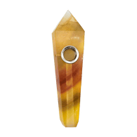 Thumbnail for Yellow Fluorite Crystal Pipes 